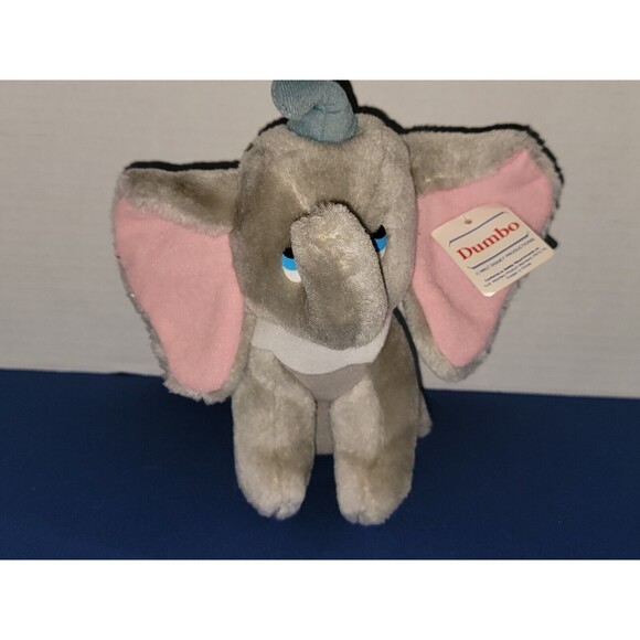 Vintage Disneyland Walt Disney World Dumbo The Elephant Stuffed Animal Plush 7” - Picture 1 of 4